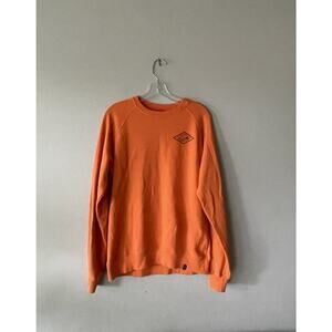 Tinisterre Mens Bright Orange Sweater Pullover Size Medium Comfy Sweatshirt